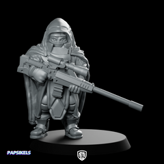 Cyberpunk Poncho Sniper Hooded Sniper Operative