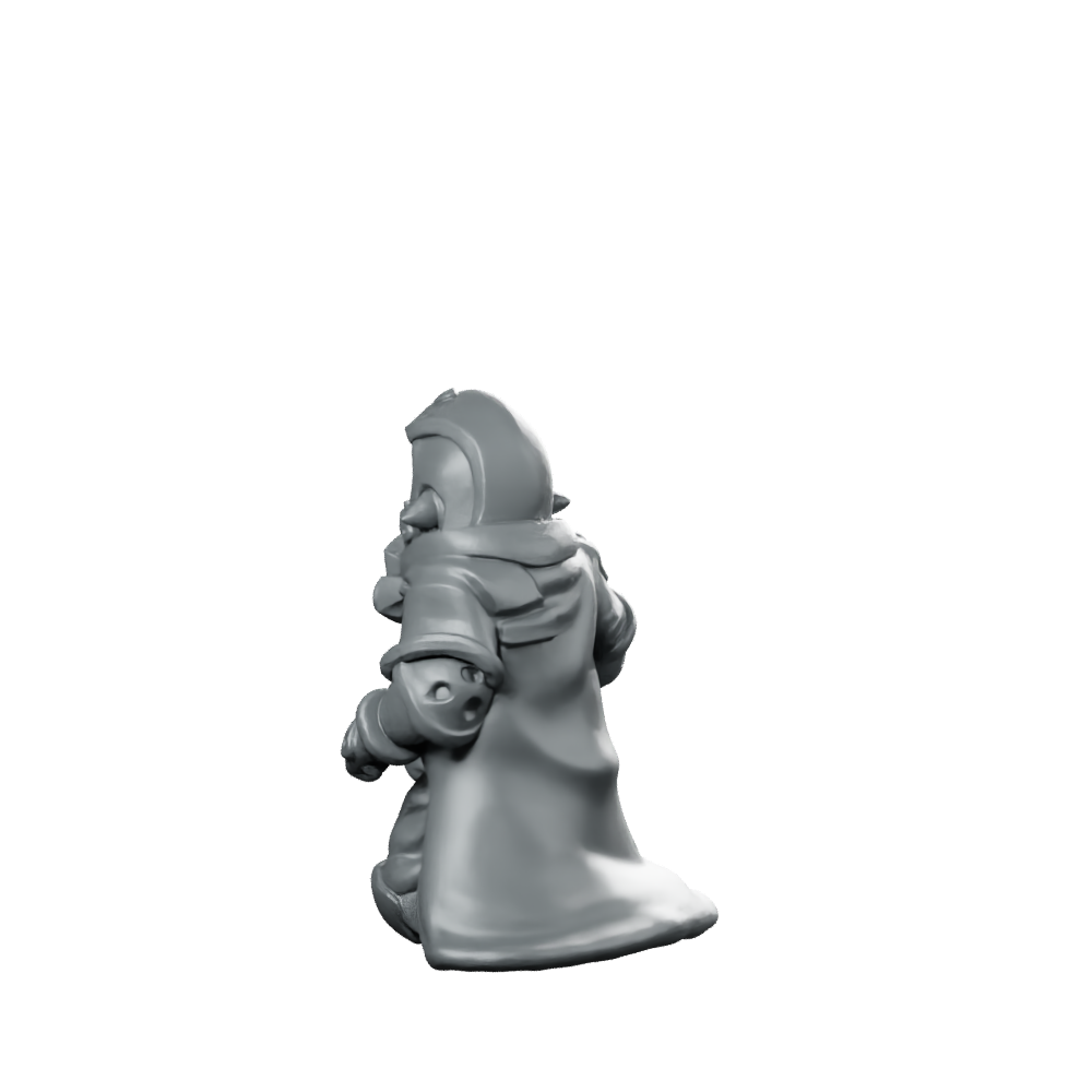Cyberpunk Shadow Spy Desert Scout Miniature 360 Spin 06