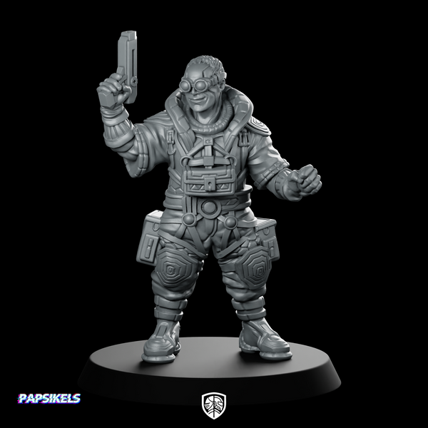 Cyberpunk Smuggler Basic Tech Specialist Operative