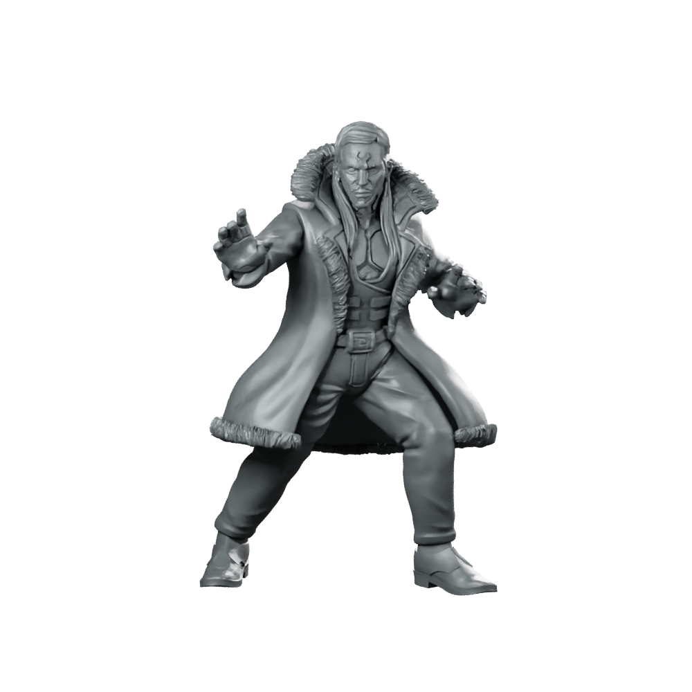 Cybertrance Editor Miggy Kimosabe Psionic Operative Miniature 360 Spin 01