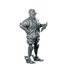 Cyborg Colonial Marshal 2 Miniature Sci - Fi Commander - Papsikels Miniatures - We Print Miniatures