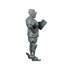 Cyborg Colonial Marshal 2 Miniature Sci - Fi Commander - Papsikels Miniatures - We Print Miniatures