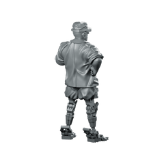 Cyborg Colonial Marshal 2 Miniature Sci - Fi Commander - Papsikels Miniatures - We Print Miniatures
