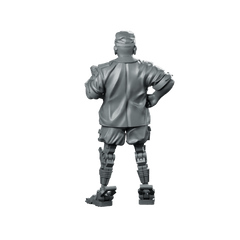 Cyborg Colonial Marshal 2 Miniature Sci - Fi Commander - Papsikels Miniatures - We Print Miniatures