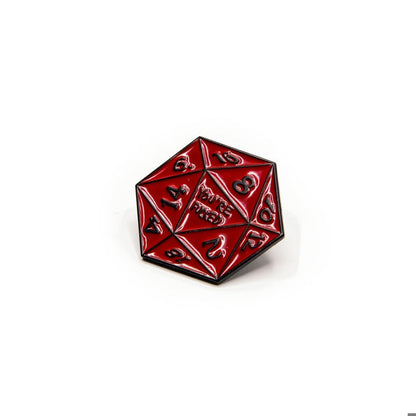 D20 Pin Badge | You're F****D - Tabletop Dominion - We Print Miniatures