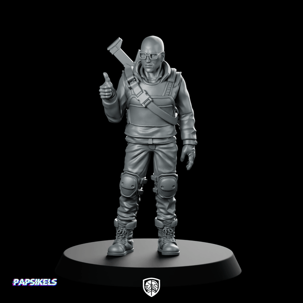 Da Is One Synthetic Corporate Security Drone 3 - Papsikels Miniatures - We Print Miniatures