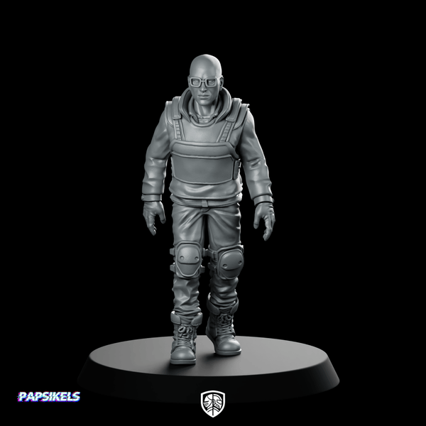 Da Is One Synthetic Corporate Security Drone 6 - Papsikels Miniatures - We Print Miniatures