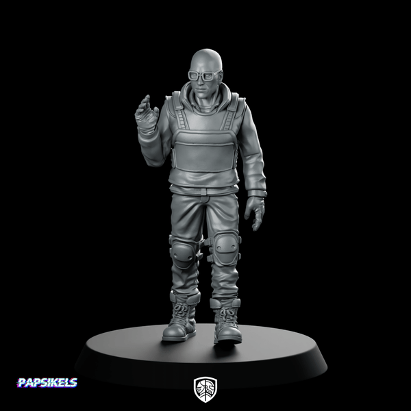 Da Is One Synthetic Corporate Security Drone 8 - Papsikels Miniatures - We Print Miniatures