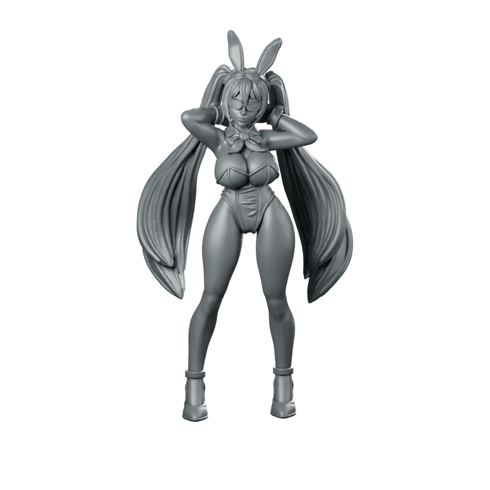 Danger Girl Cyber Bunny Hops Bunny Operative Miniature 360 Spin 01