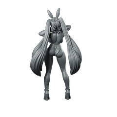 Danger Girl Cyber Bunny Hops Bunny Operative Miniature 360 Spin 05