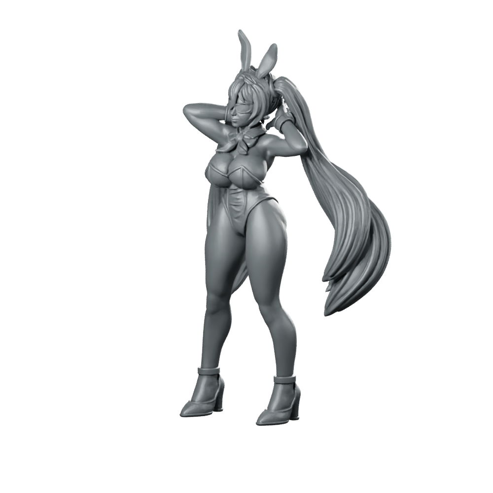 Danger Girl Cyber Bunny Hops Bunny Operative Miniature 360 Spin 08