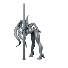 Danger Girl Cyberbunny Arra Product Render Bunny Miniature 360 Spin 01