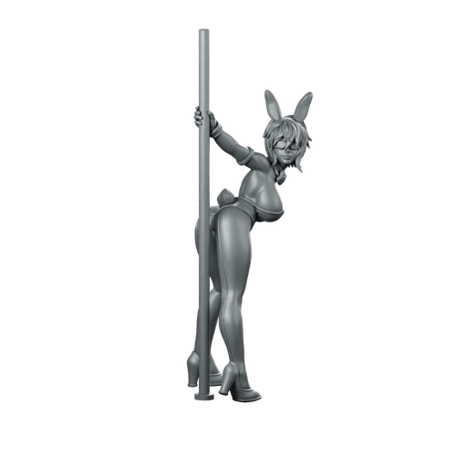 Danger Girl Cyberbunny Mara Product Render Bunny Miniature 360 Spin 01