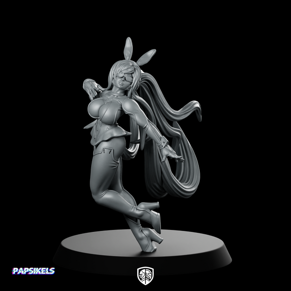 Danger Girl Cyberbunny Penelopie High Miniature Bunny