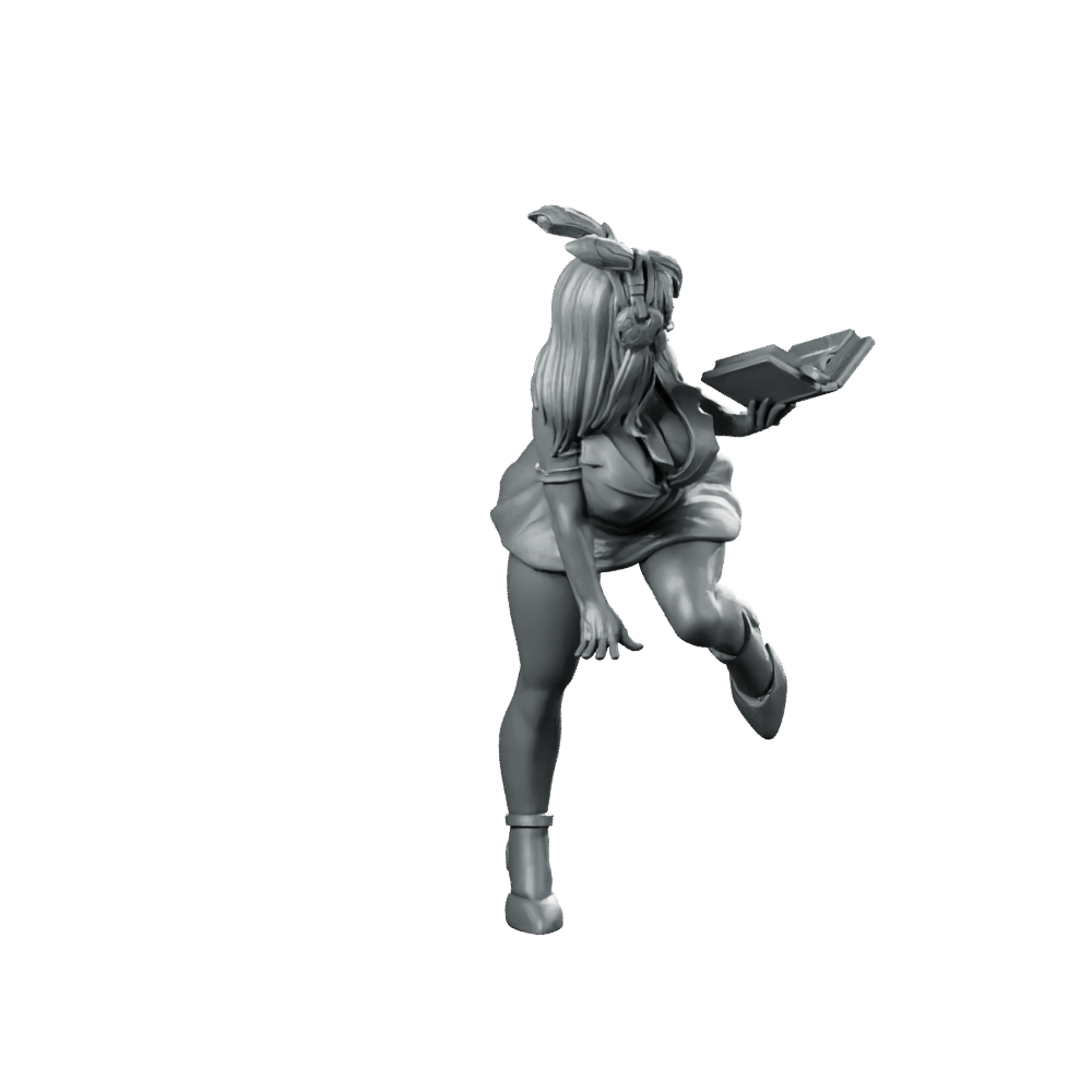 Danger Girls Abie Biduya Miniature Cyberpunk Bunny - Ears - Papsikels Miniatures - We Print Miniatures