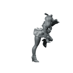 Danger Girls Abie Biduya Miniature Cyberpunk Bunny - Ears - Papsikels Miniatures - We Print Miniatures