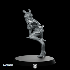 Danger Girls Abie Biduya Miniature Cyberpunk Bunny - Ears - Papsikels Miniatures - We Print Miniatures