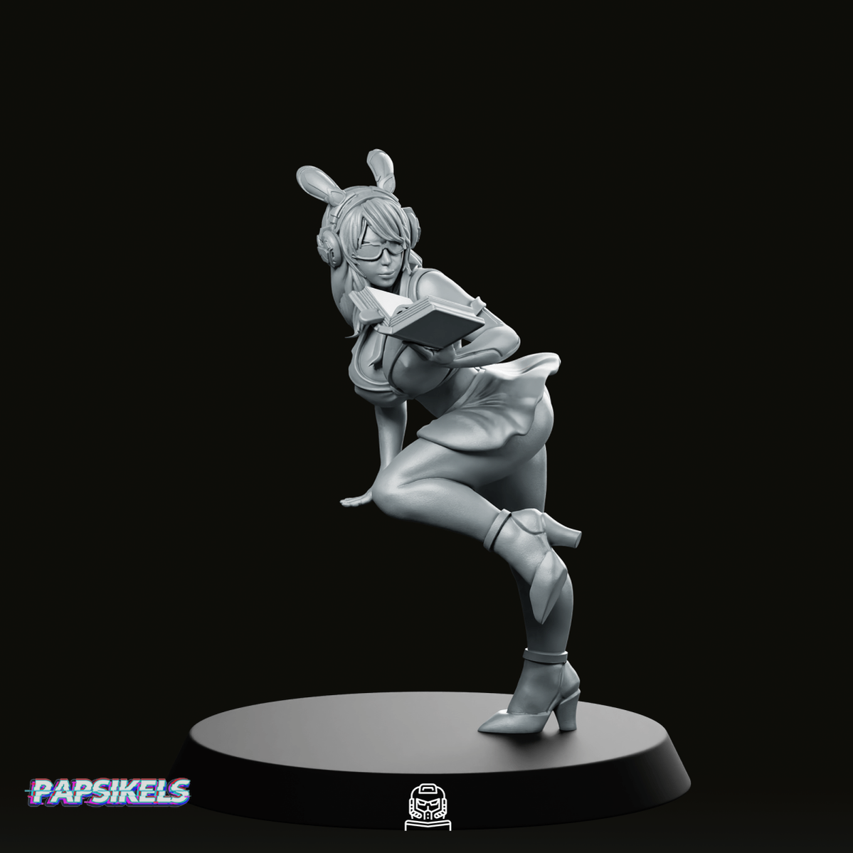 Danger Girls Abie Biduya Miniature - Papsikels Miniatures - We Print Miniatures