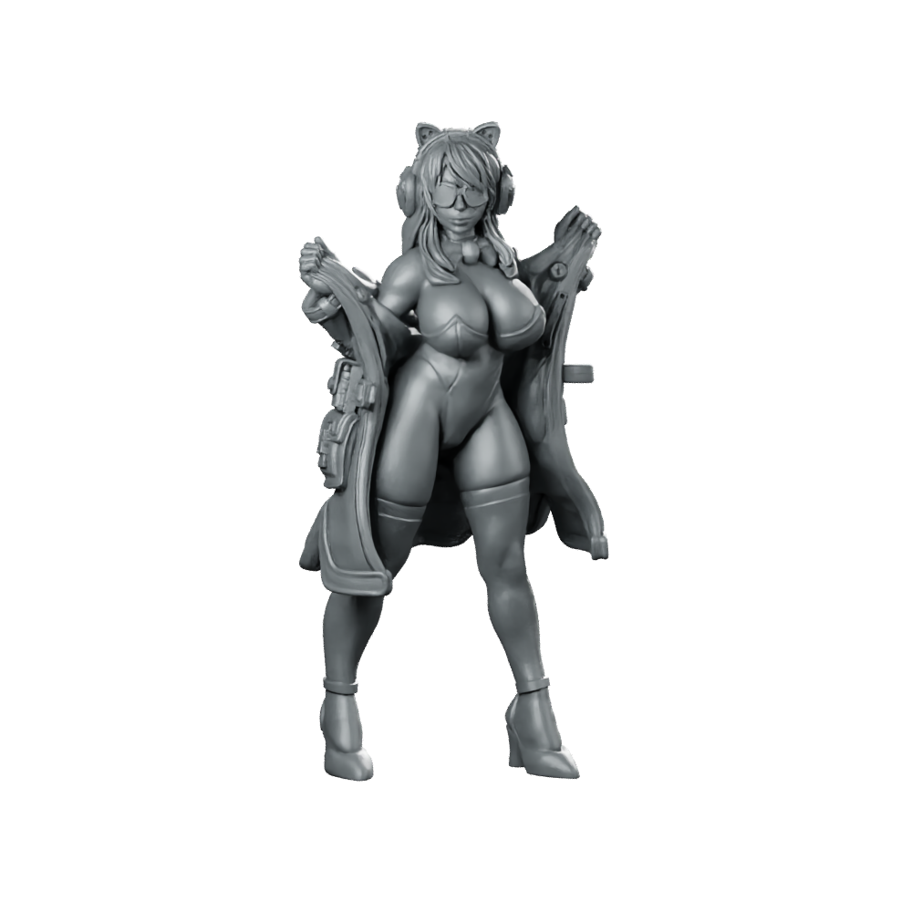 Danger Girls Gipsy Thirteen Miniature Sci-Fi Pinup Miniature 360 Spin 01