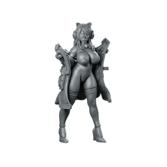 Danger Girls Gipsy Thirteen Miniature Sci-Fi Pinup Miniature 360 Spin 01