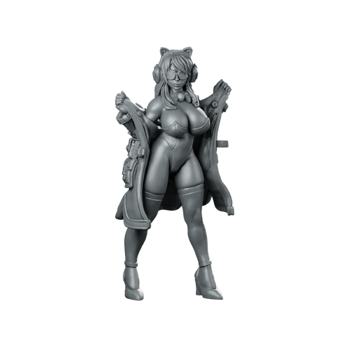 Danger Girls Gipsy Thirteen Miniature Sci-Fi Pinup Miniature 360 Spin 01