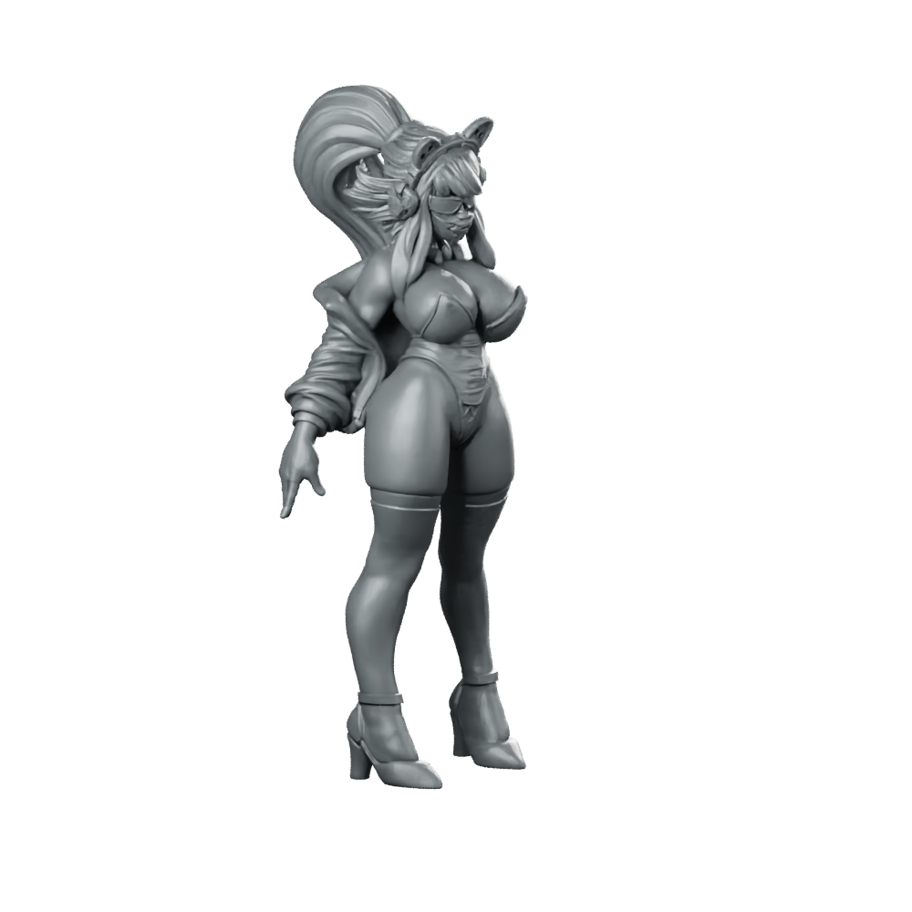 Danger Girls Jemina Misato Miniature Sci-Fi Pinup Miniature 360 Spin 02