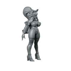 Danger Girls Jemina Misato Miniature Sci-Fi Pinup Miniature 360 Spin 02