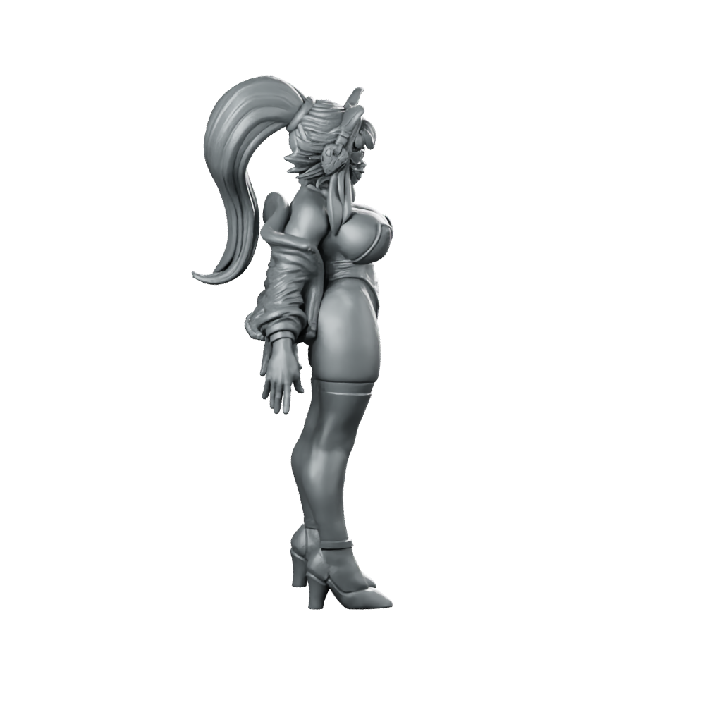 Danger Girls Jemina Misato Miniature Sci-Fi Pinup Miniature 360 Spin 03