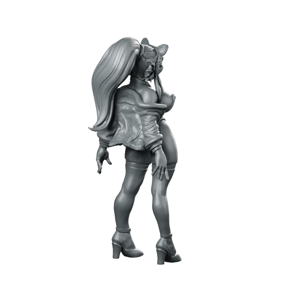Danger Girls Jemina Misato Miniature Sci-Fi Pinup Miniature 360 Spin 04