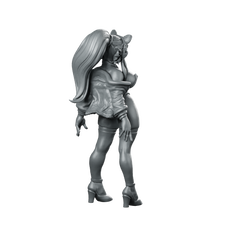 Danger Girls Jemina Misato Miniature Sci-Fi Pinup Miniature 360 Spin 04