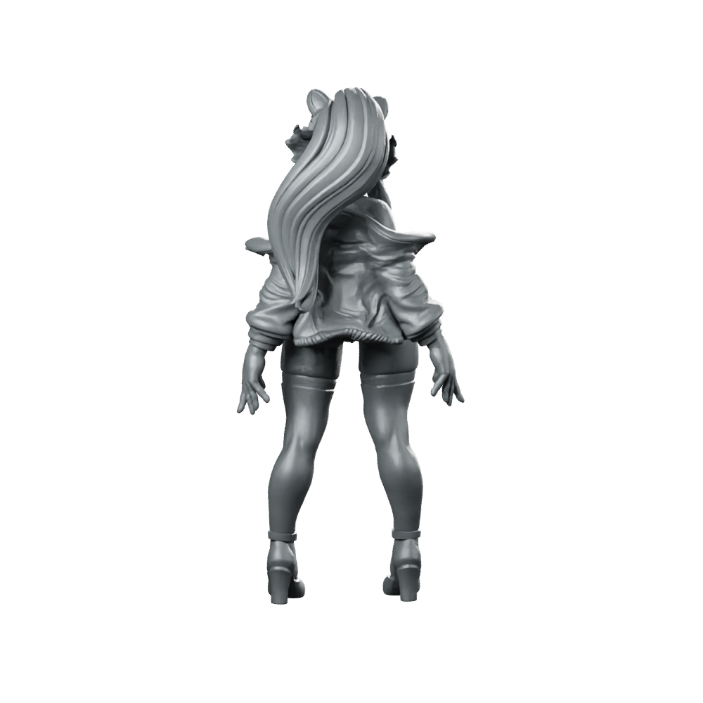 Danger Girls Jemina Misato Miniature Sci-Fi Pinup Miniature 360 Spin 05