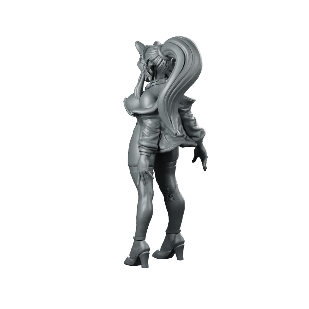 Danger Girls Jemina Misato Miniature Sci-Fi Pinup Miniature 360 Spin 06