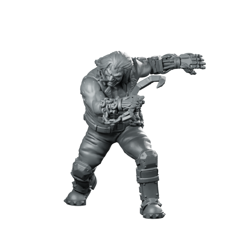 Dante “Black Riff” Crow V2 Product Render Miniature 360 Spin 01