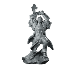 Darius Miniature Armoured Berserker Warrior Axe Miniature 360 Spin 01