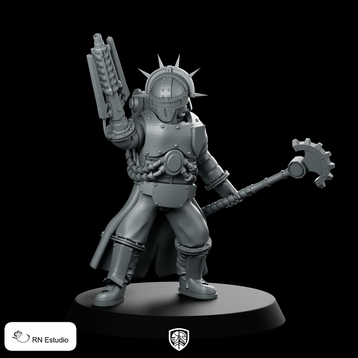 Figurine Dark Adept 1, Chevalier Hérissé de Pointes