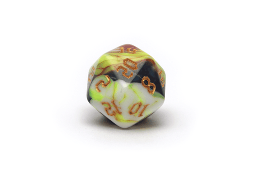 Dark Magic Dice - Chaotic Green - DiceRoll UK - We Print Miniatures