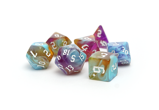 Dark Magic Dice - Corrupted Orange