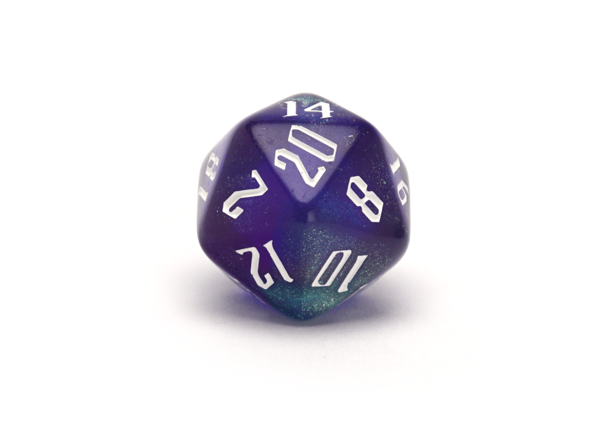 Dark Magic Dice - Cosmic Purple - DiceRoll UK - We Print Miniatures