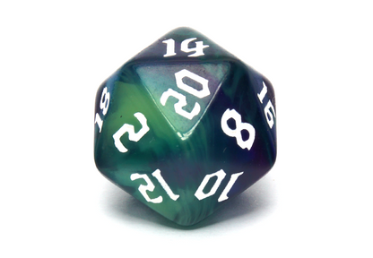 Dark Magic Dice - Warlock Green