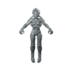 Dauther Of Vursula Cyborg Android Female Miniature 360 Spin 01