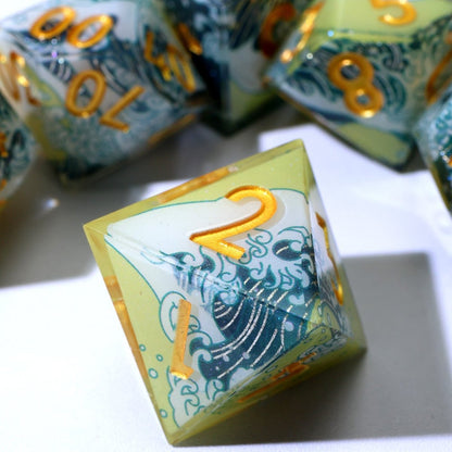 Dawnbreaker | Art Core Dice | 7 Piece Set - Tabletop Dominion - We Print Miniatures