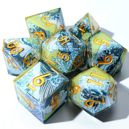 Dawnbreaker | Art Core Dice | 7 Piece Set - Tabletop Dominion - We Print Miniatures