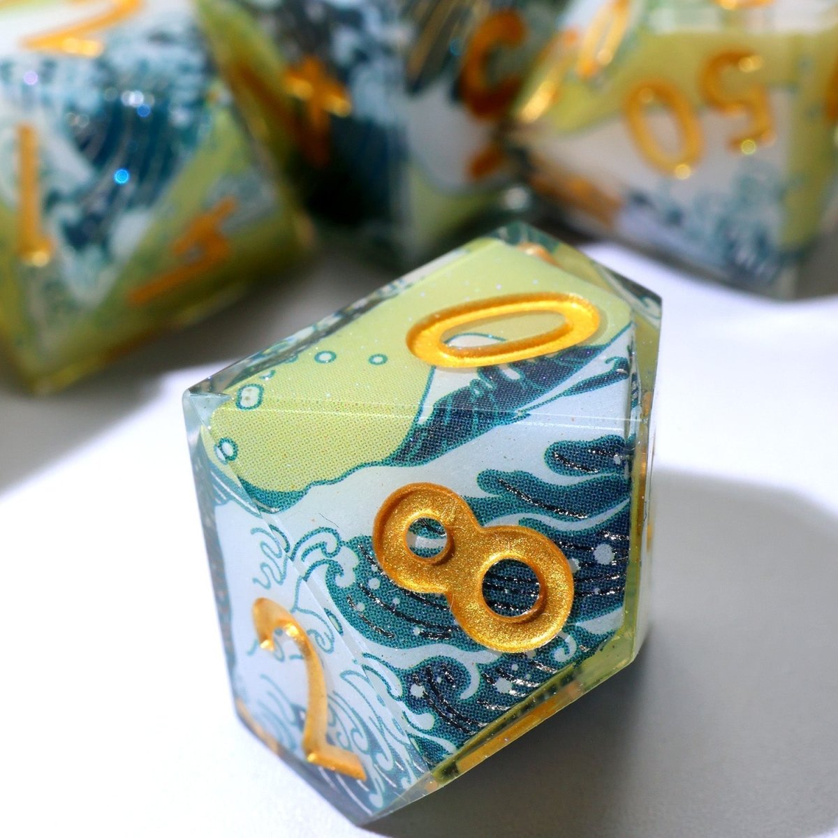 Dawnbreaker | Art Core Dice | 7 Piece Set - Tabletop Dominion - We Print Miniatures