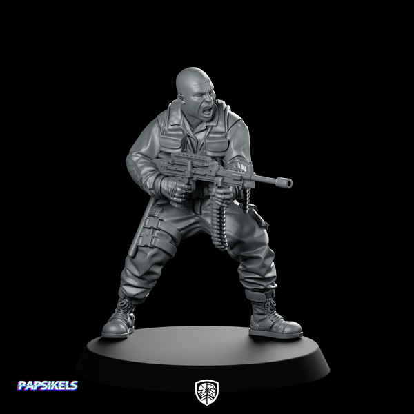 Dax Bracken with LMG Miniature Sci-Fi Rebel Commander