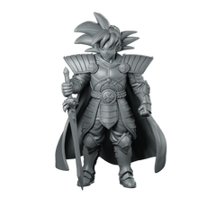 Db Goku Knight Miniature Armoured Sword Champion Hero Miniature 360 Spin 01