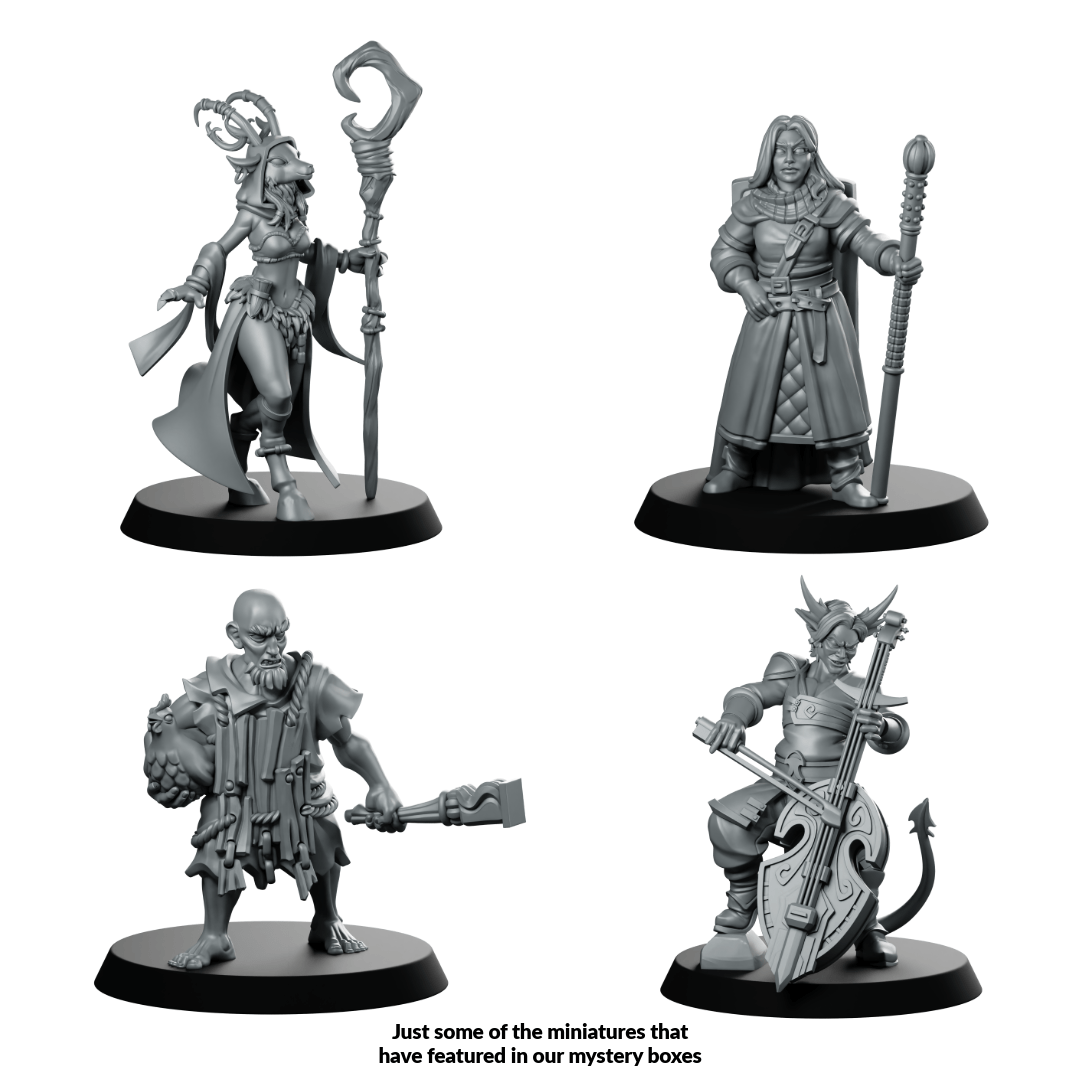 D&D Miniatures Mystery Box - We Print Miniatures - We Print Miniatures