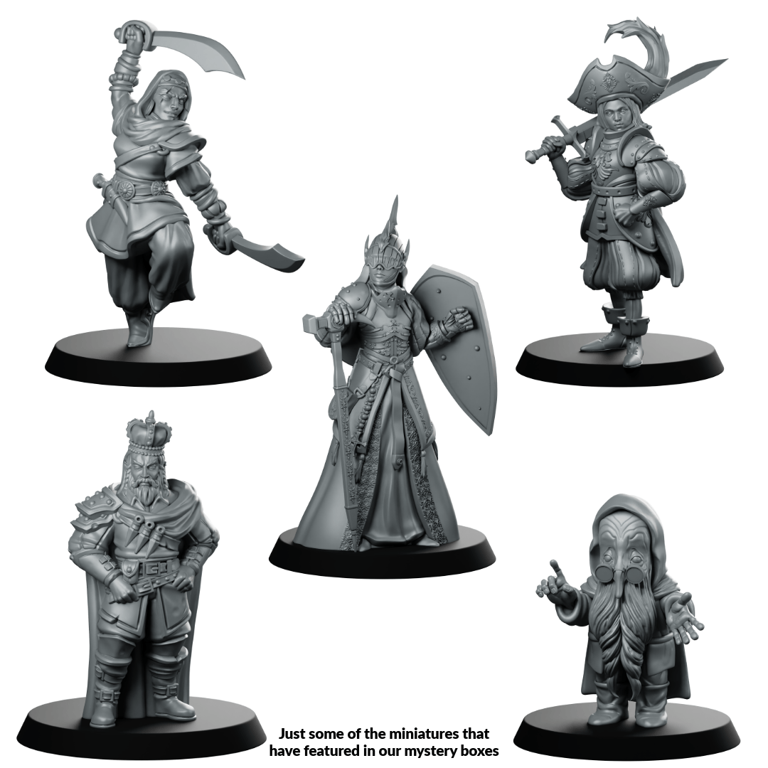 D&D Miniatures Mystery Box - We Print Miniatures - We Print Miniatures
