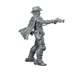 Dead Eye Trevor Cyber Cowboy 3 Miniature Gunslinger Miniature 360 Spin 03