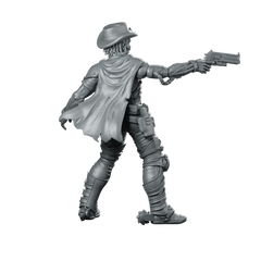 Dead Eye Trevor Cyber Cowboy 3 Miniature Gunslinger Miniature 360 Spin 04
