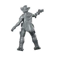 Dead Eye Trevor Cyber Cowboy 3 Miniature Gunslinger Miniature 360 Spin 05